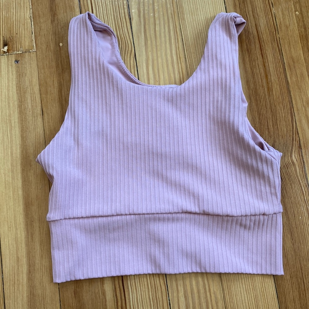 Light pink crop top